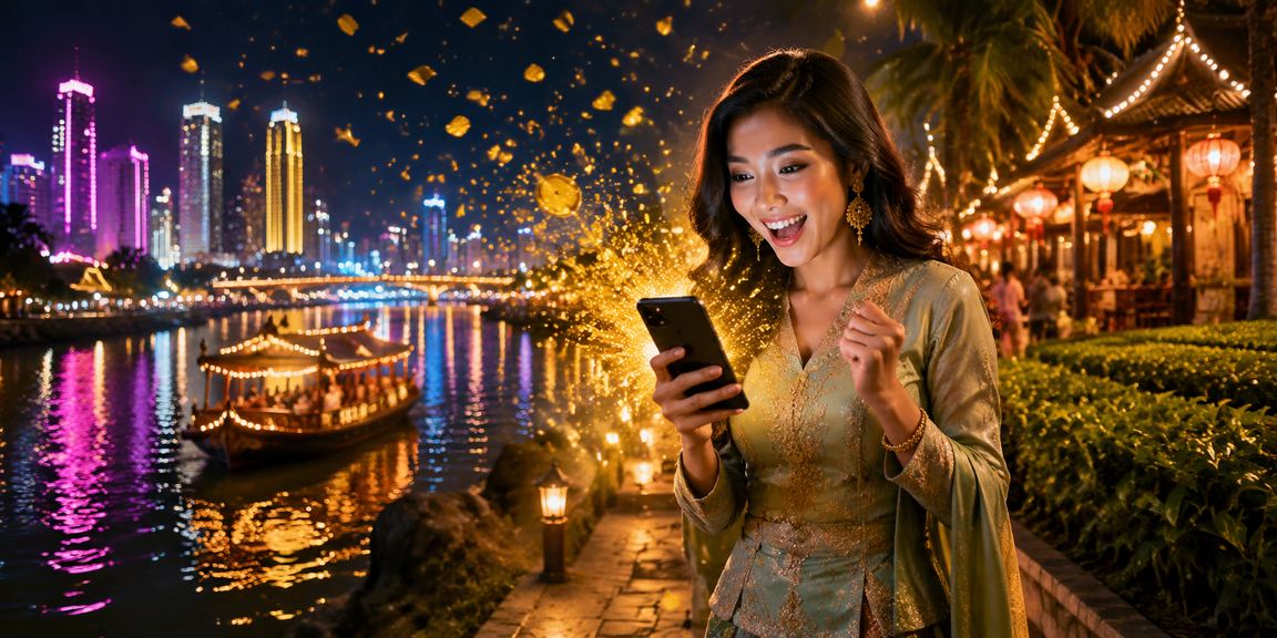 Pemain di Kuala Lumpur bermain blackjack live fx3 melalui telefon semasa Hari Raya